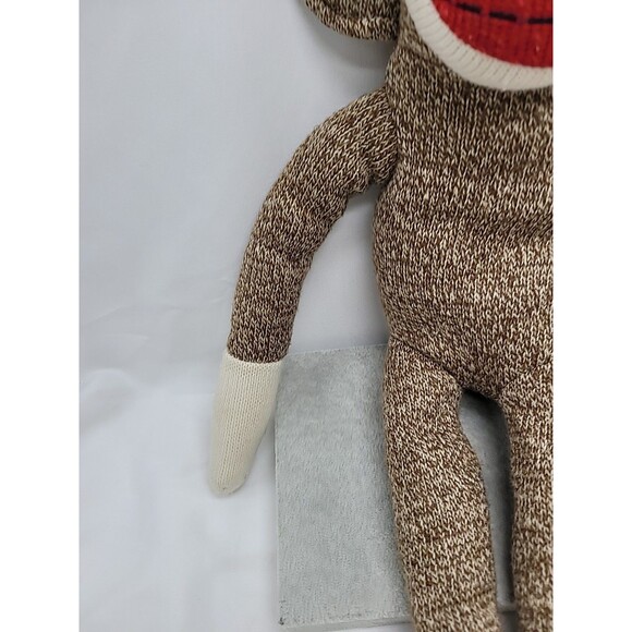 MAXX SOCK MONKEY Street Players 18" Brown Stuffed Animal Plush Toy 2010 - Picture 8 of 16